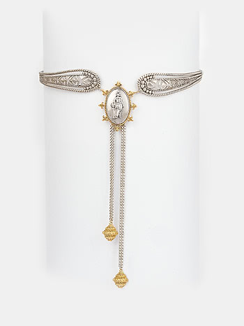 Mahileyaru Choker in Dual Plated 925 Silver