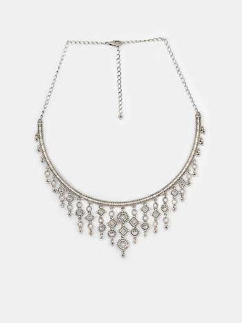 Curiosity Necklace in Oxidised 925 Silver