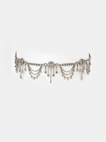 Excitement Choker in Oxidised 925 Silver