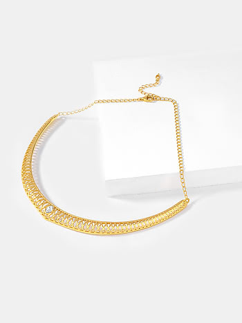 Queen of Organising Necklace in Gold Plated 925 Silver