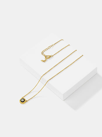 Urja Evil Eye Necklace in Gold Plated 925 Silver