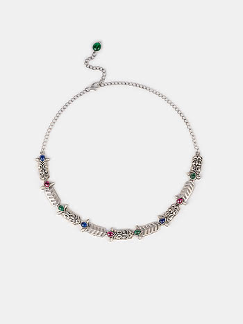 Feeling Suroop Oxidised Necklace in 925 Silver