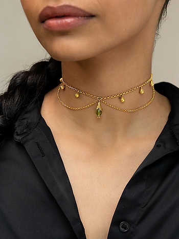 Cereus Bloom Necklace in Gold Plated 925 Silver