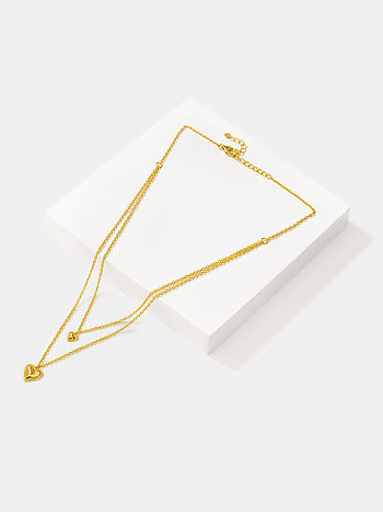 You and Your Signature Typos Necklace in Gold Plated 925 Silver