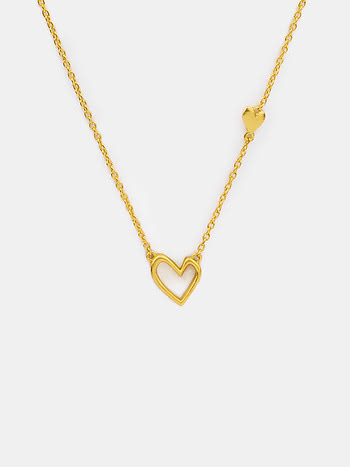 You and Your Off-tune Humming Heart Necklace in Gold Plated 925 Silver
