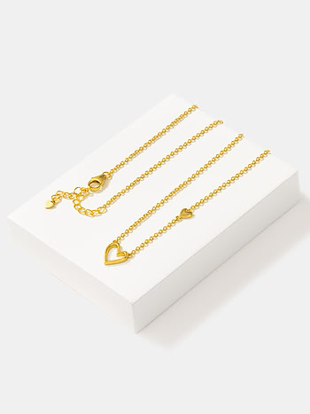 You and Your Off-tune Humming Necklace in Gold Plated 925 Silver