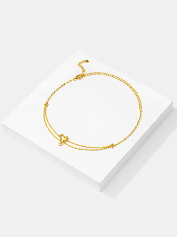 You and Your Unfiltered Reactions Choker in Gold Plated 925 Silver