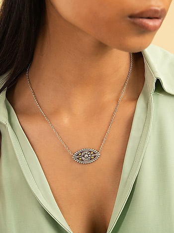 Sanna Huvu Necklace in Dual Plated 925 Silver