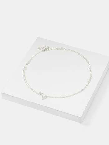 You and Your Awkward Moves Heart Choker in 925 Silver