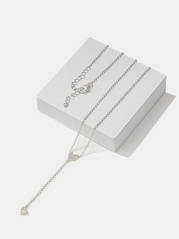 You and Your Klutzy Steps Necklace in 925 Silver
