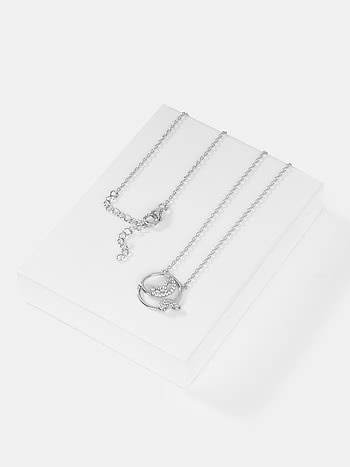 Happier than Ever Butterfly Necklace in Rhodium Plated 925 Silver