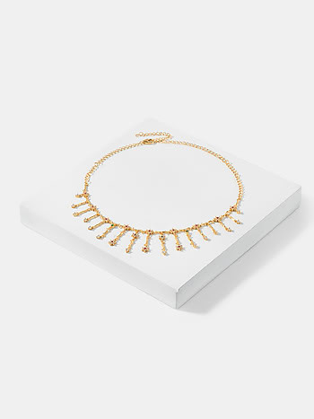 Garden of Memories Choker in Gold Plated 925 Silver