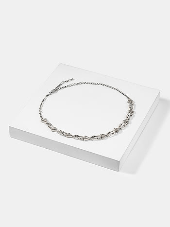 Elizabeth Allen Choker Necklace in Oxidised 925 Silver