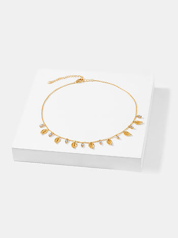 Leaf It to Me Necklace in Gold Plated 925 Silver