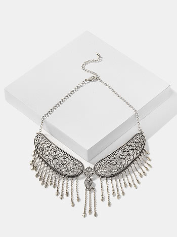 Dhoom Dhaam Necklace in 925 Oxidised Silver