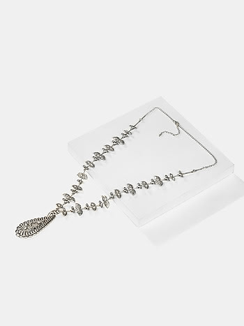 Sajna Sawarna Necklace in 925 Oxidised Silver