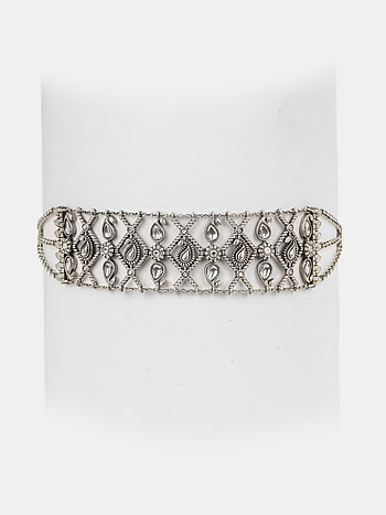 Mauj Masti Necklace in 925 Oxidised Silver