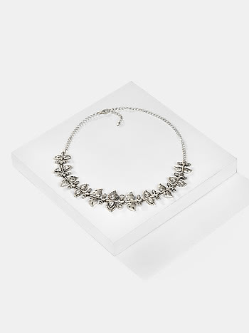 Sajna Sawarna Choker Necklace in 925 Oxidised Silver