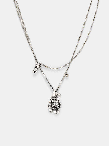 Band Baaja Necklace in 925 Oxidised Silver