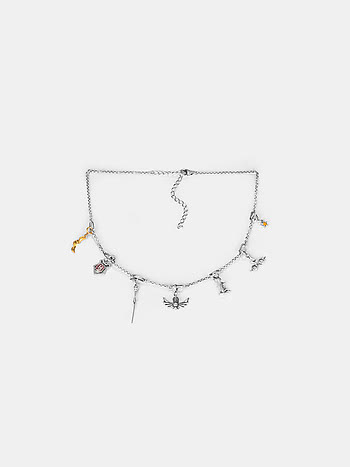 Harry Potter Charm Necklace in 925 Silver