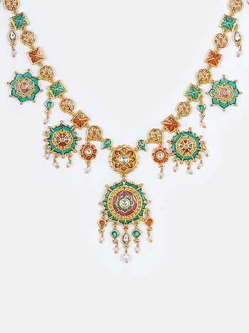 Shaadi Shringar Necklace in Gold Plated 925 Silver