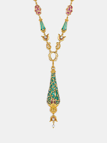 Sagai Shor Necklace in Gold Plated 925 Silver