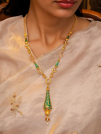 Sagai Shor Necklace in Gold Plated 925 Silver