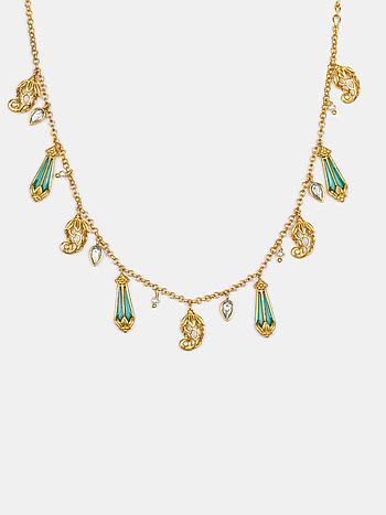 Sagai Shor Choker in Gold Plated 925 Silver