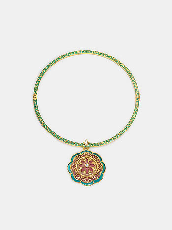 Bidai Necklace in Gold Plated 925 Silver