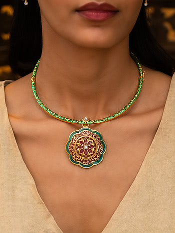Bidai Necklace in Gold Plated 925 Silver