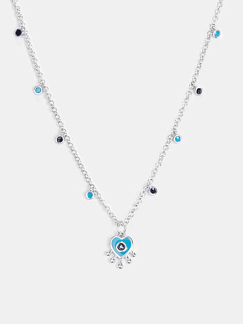 Hex Off Nazar Evil Eye Necklace in 925 Silver