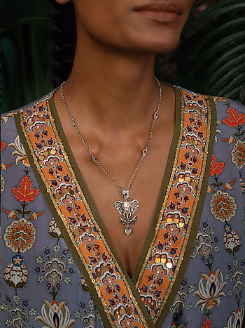 The Saviour Elephant Necklace Crafted in 925 Silver