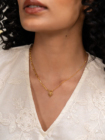 Fight Song Necklace in Gold Plated 925 Silver