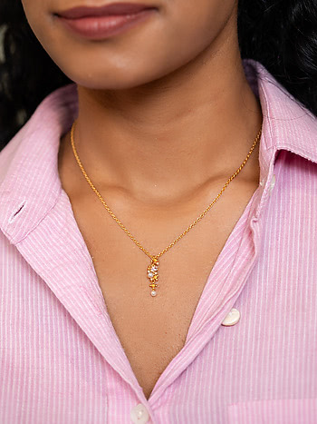 Always by your Side Necklace in Gold Plated 925 Silver