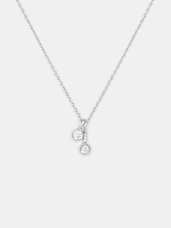 Just the two of us Necklace in 925 Silver