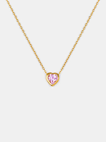 Heart is Yours Necklace in Gold Plated 925 Silver