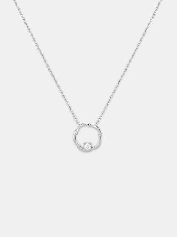 Circle of devotion Necklace in 925 Silver