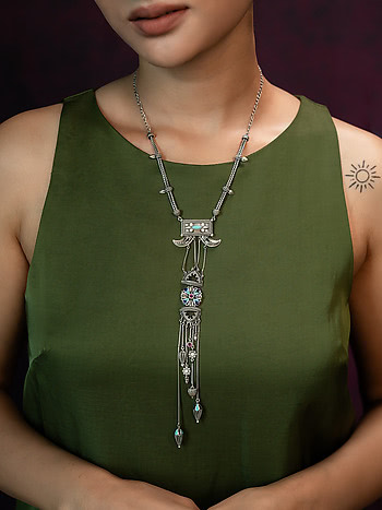 Navras Necklace in 925 Silver