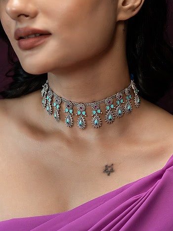 Raqs Necklace in 925 Silver