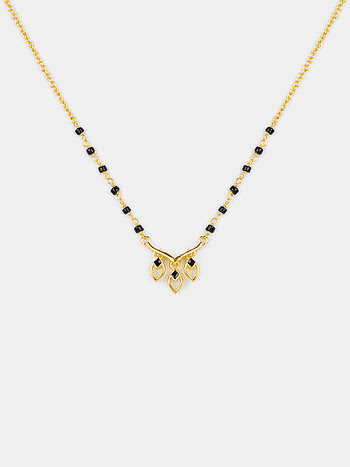 Queen of Encouragement Mangalsutra Necklace in Gold Plated 925 Silver