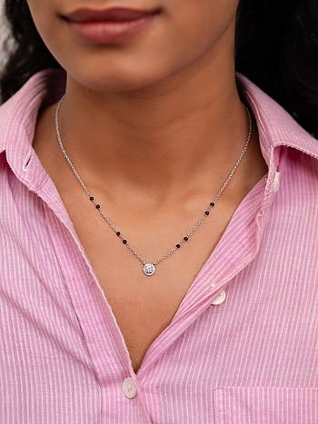 Light it up Mangalsutra Necklace in 925 Silver