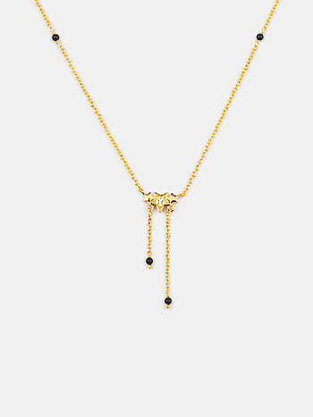 Starry Night Mangalsutra Necklace in Gold Plated 925 Silver