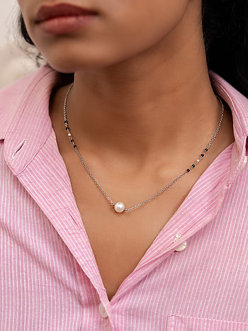 All of the Lights Mangalsutra Necklace in 925 Silver