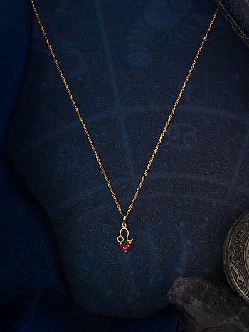 Leo Gold Plated 925 Silver Necklace
