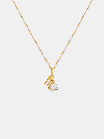 Virgo Gold Plated 925 Silver Necklace