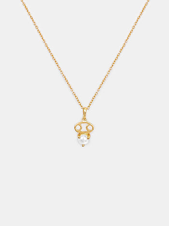 Cancer Gold Plated 925 Silver Necklace