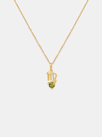 Scorpio Gold Plated 925 Silver Necklace