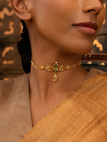 Kudmayi Necklace in Gold Plated 925 Silver