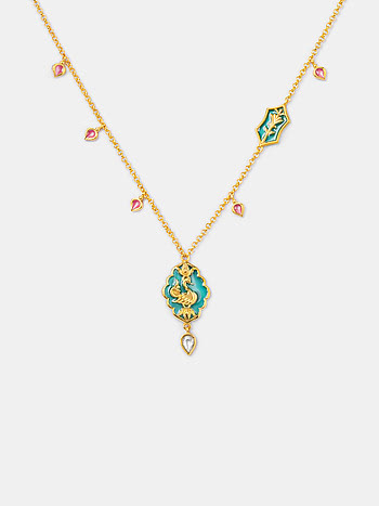 Son Chiraiya Necklace In Gold Plated 925 Silver