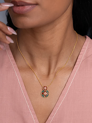 Noor Necklace In Gold Plated 925 Silver